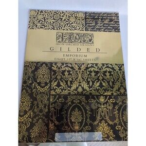 Iron Orchard Designs Etiquette Gilded Transfers NIP